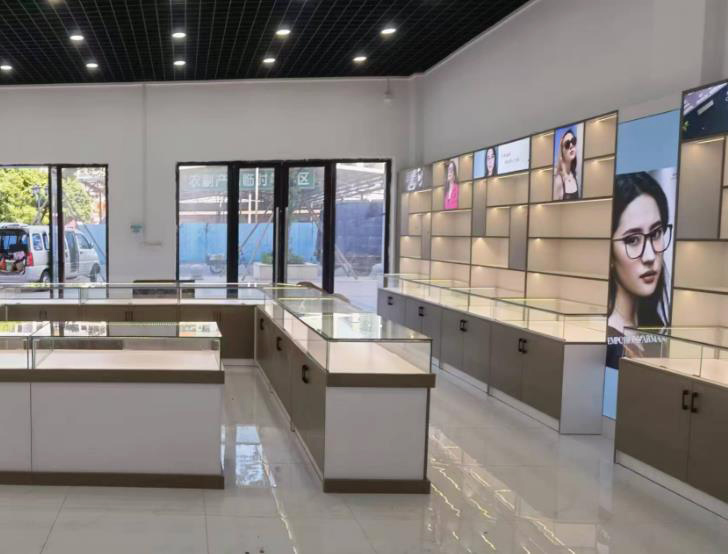 眼镜店玻璃展示柜